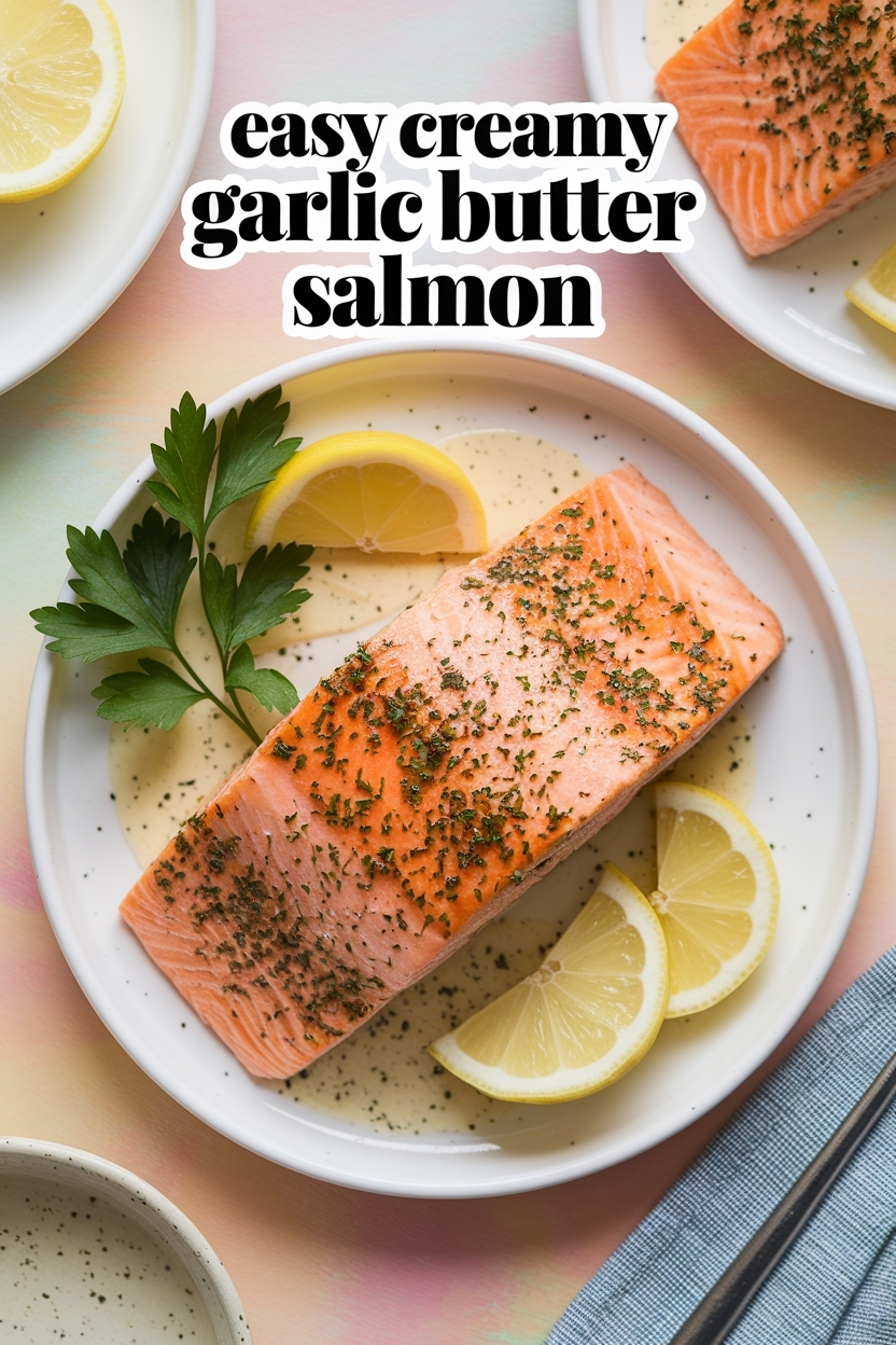 bright studio photo of creamy garlic but