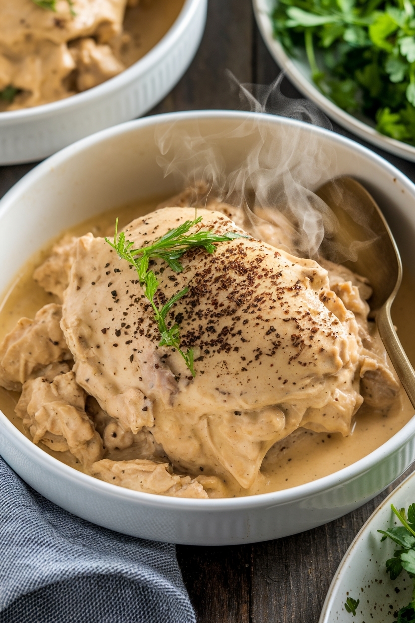 creamy crockpot chicken
