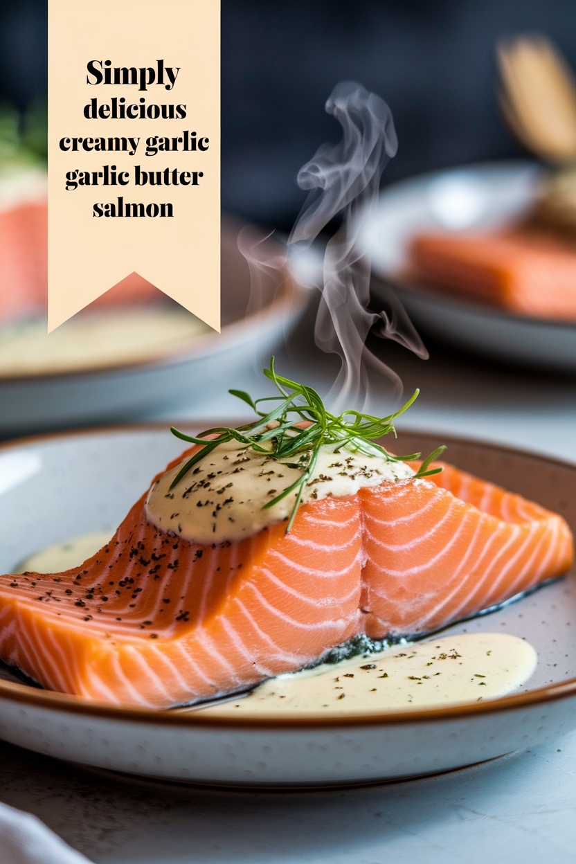 creamy garlic butter salmon