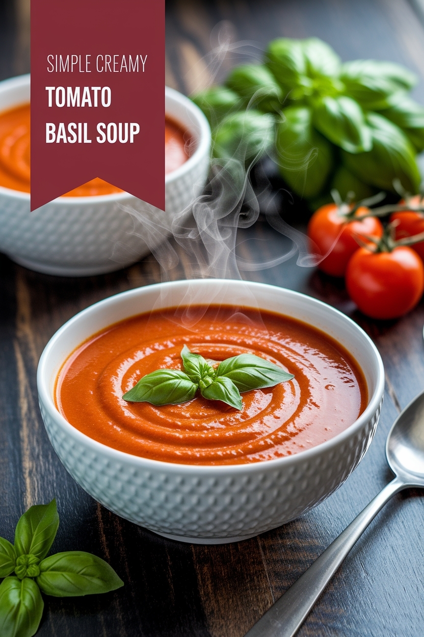 creamy tomato basil soup