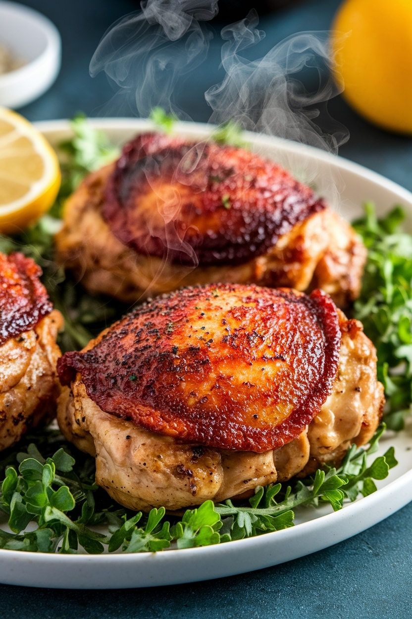 crispy baked chicken thighs