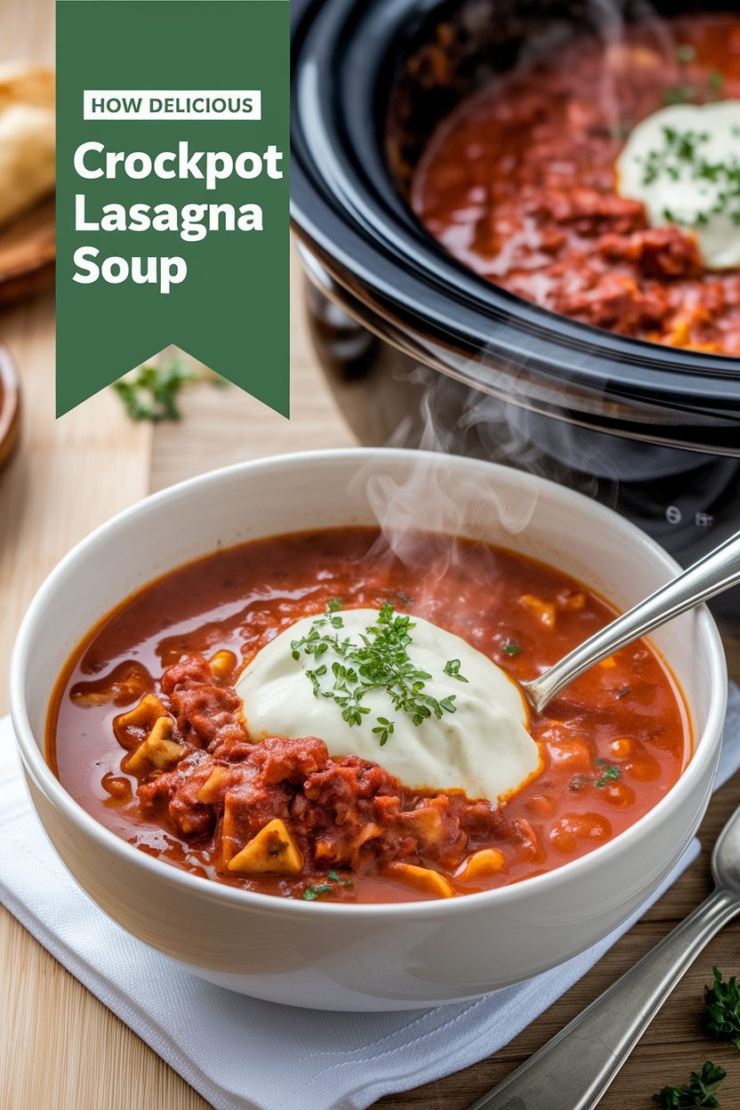 crockpot lasagna soup