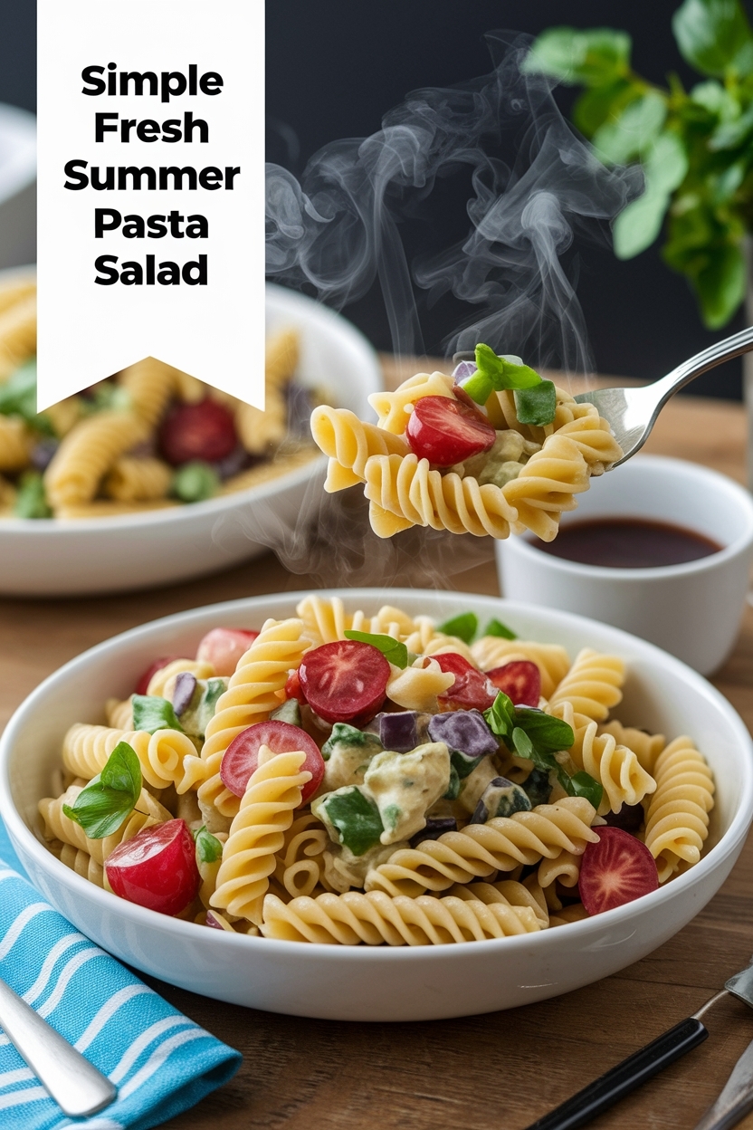 fresh summer pasta salad