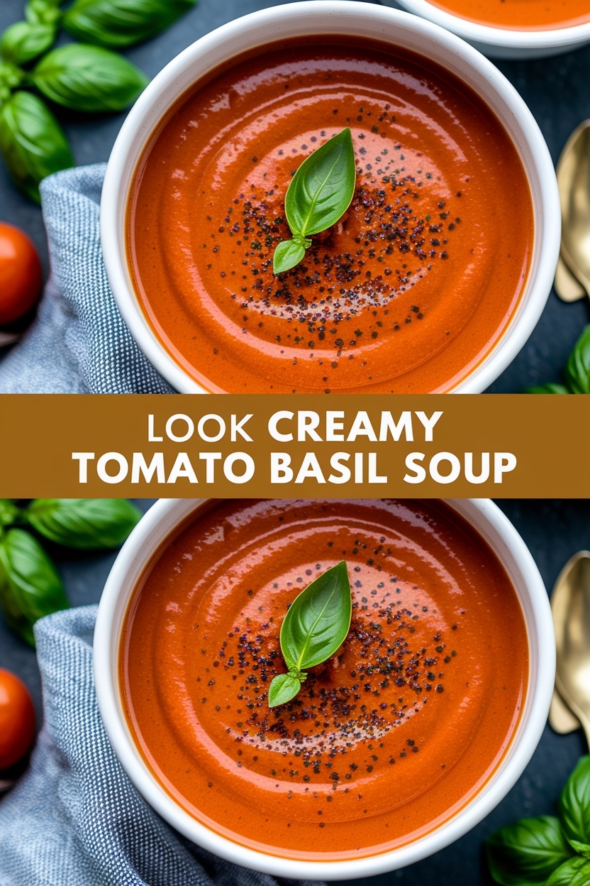 creamy tomato basil soup