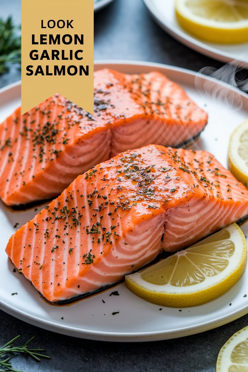 lemon garlic salmon