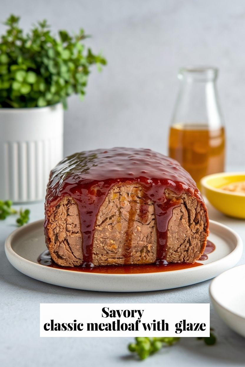 classic meatloaf with glaze - Extra Photo