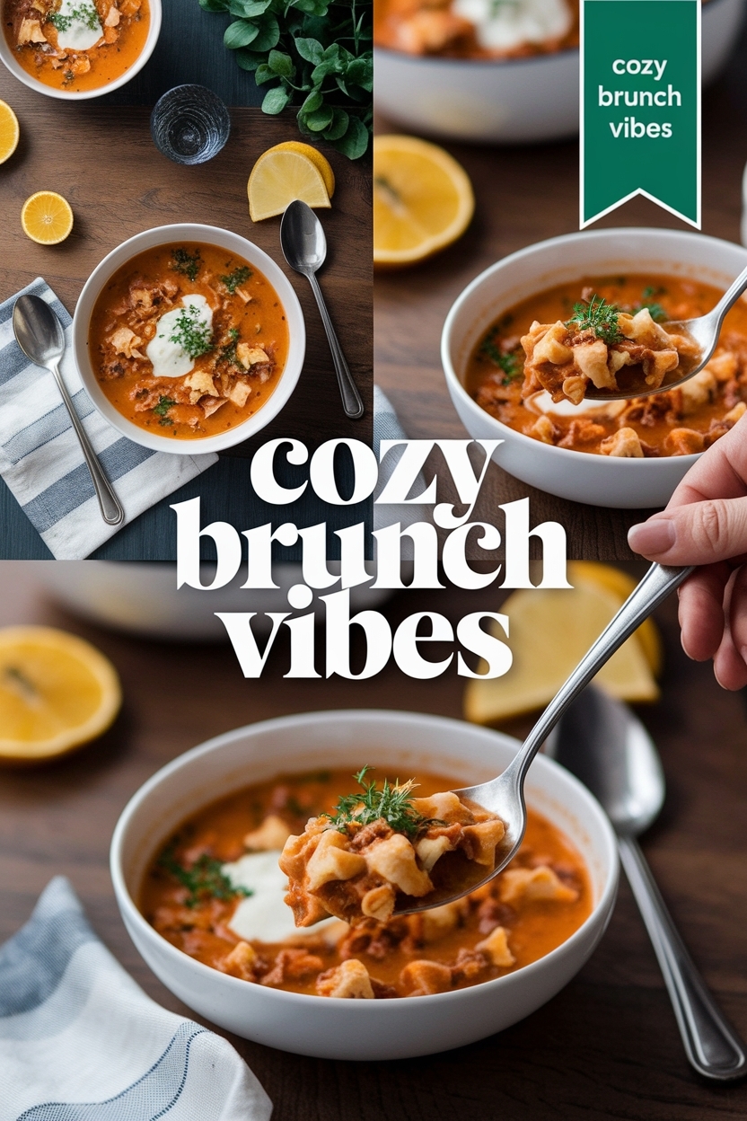 chicken lasagna soup