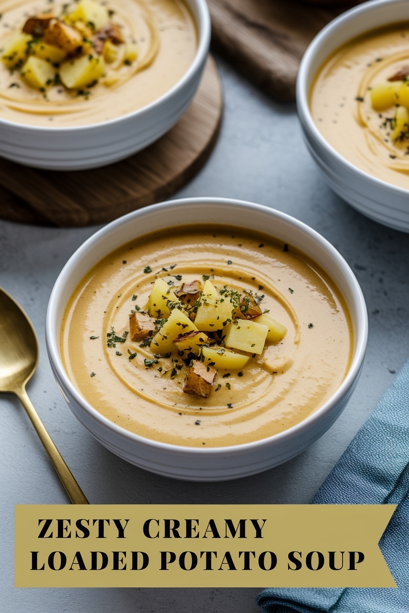 creamy loaded potato soup - Extra Photo