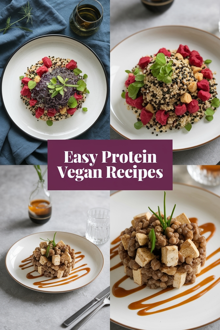 protein vegan recipes