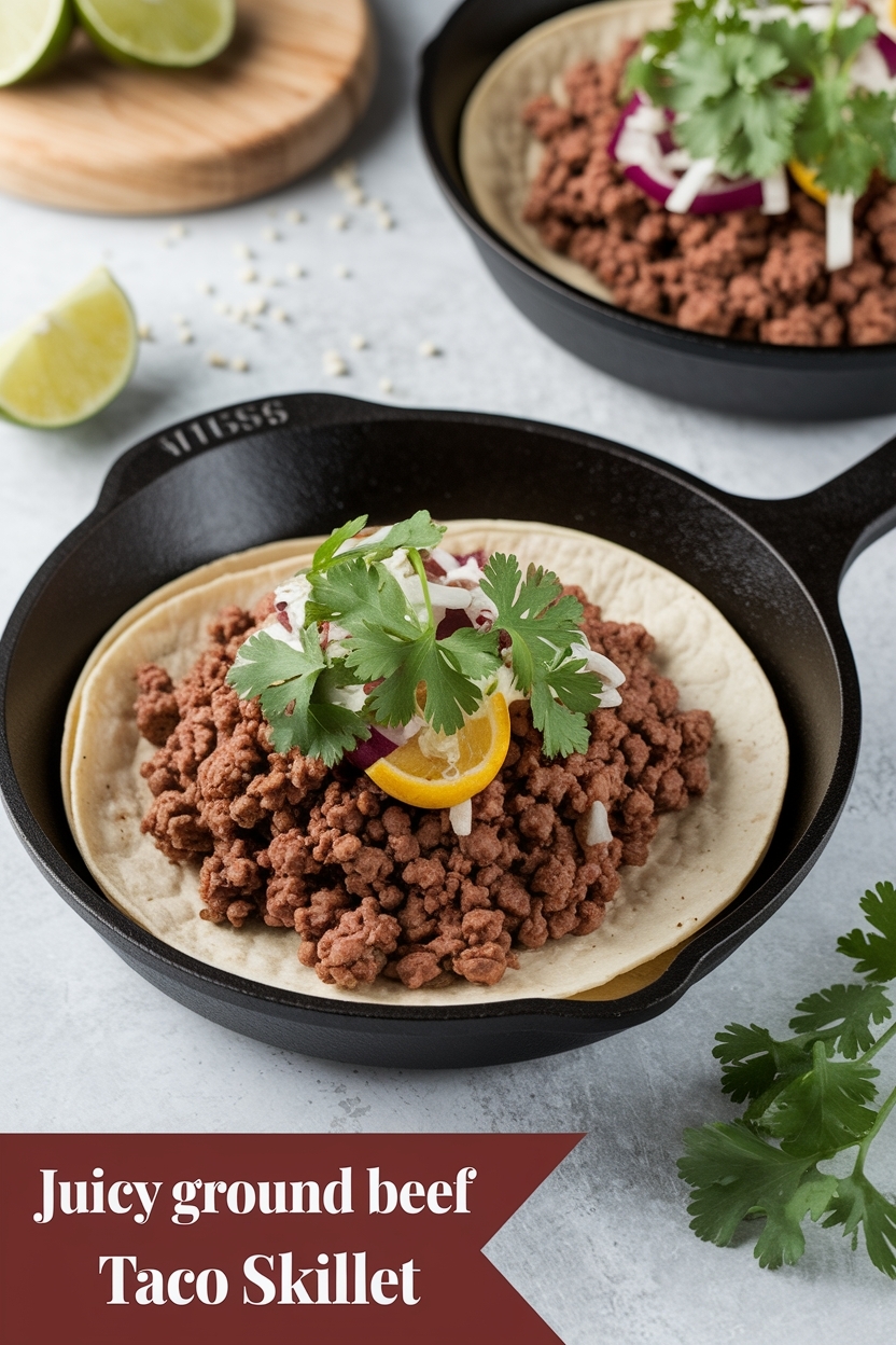 ground beef taco skillet - Extra Photo