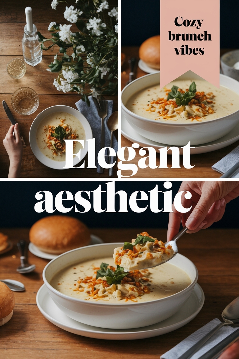 creamy white lasagna soup