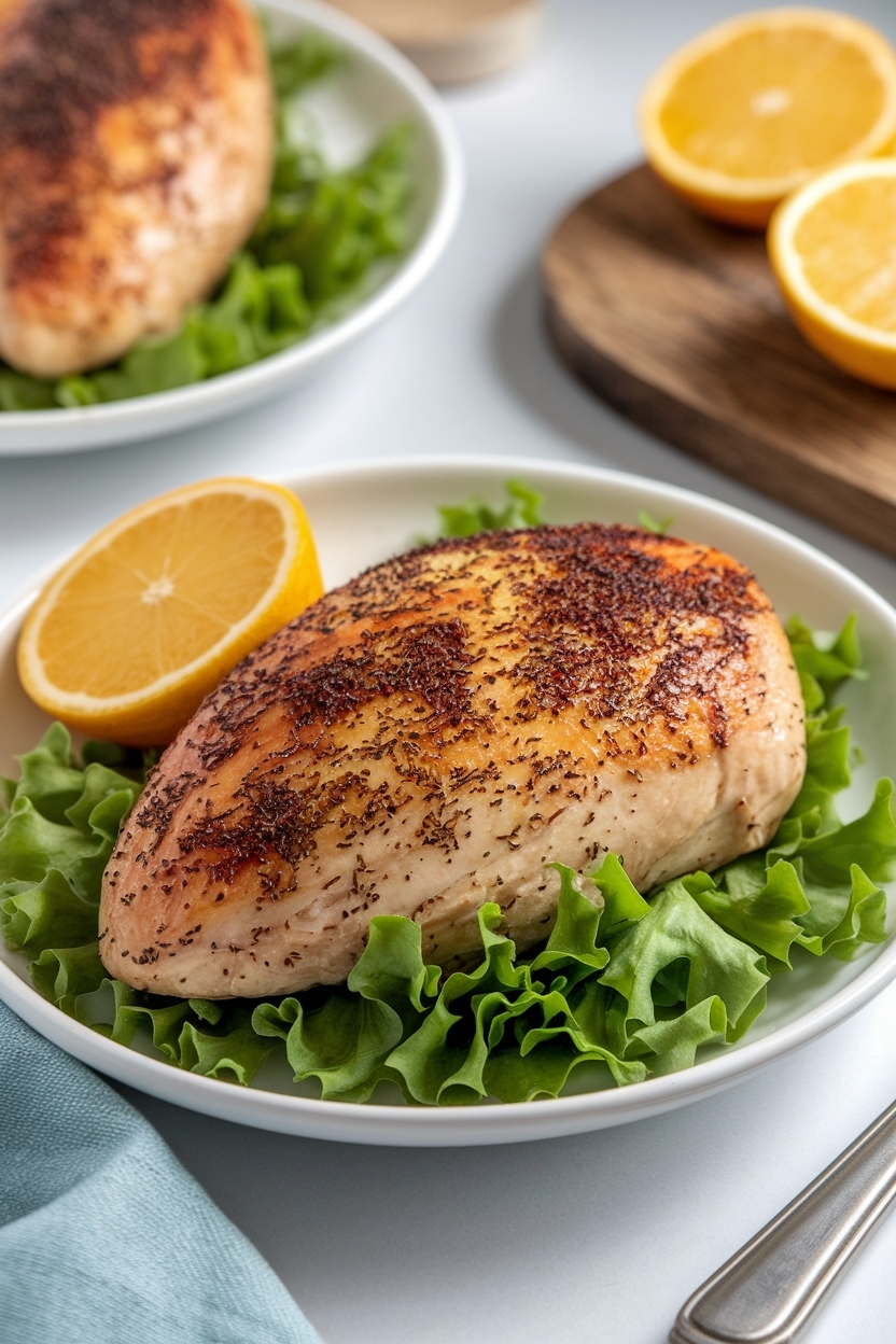 juicy baked chicken breast - Extra Photo