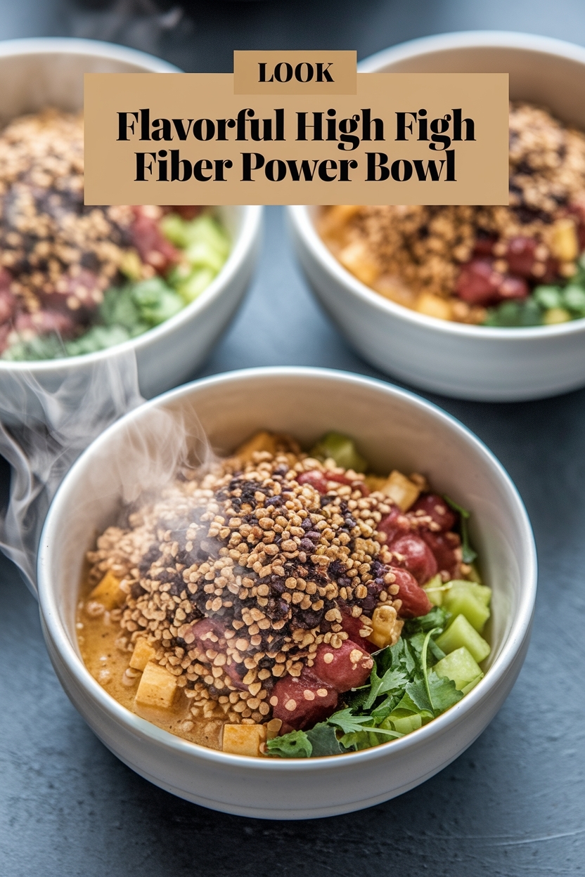 flavorful high fiber power bowl