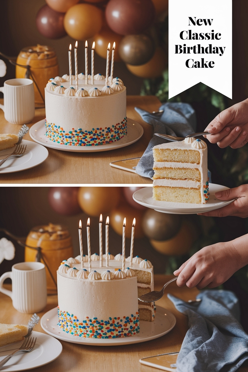 classic birthday cake