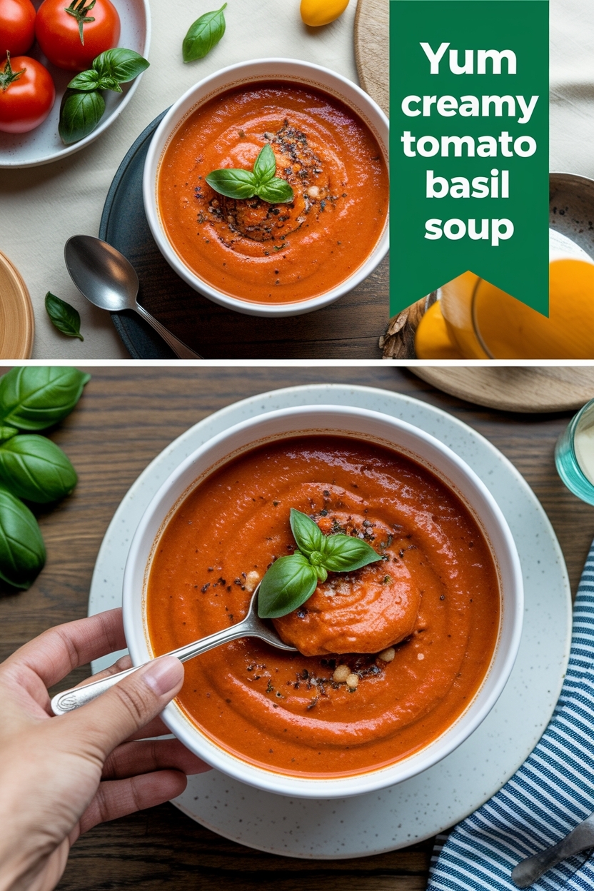 creamy tomato basil soup
