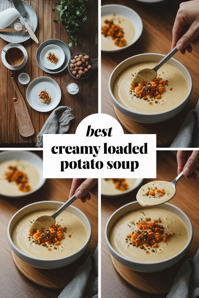 creamy loaded potato soup