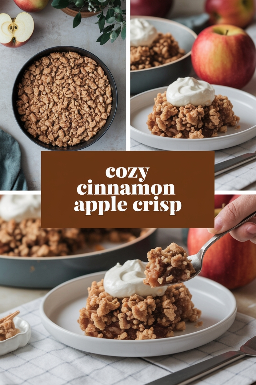 cinnamon apple crisp