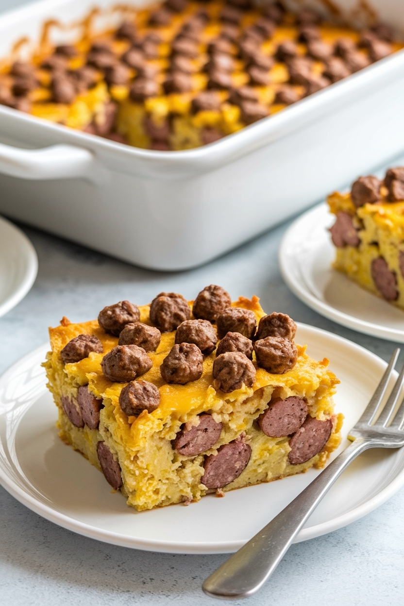 sausage breakfast casserole - Extra Photo