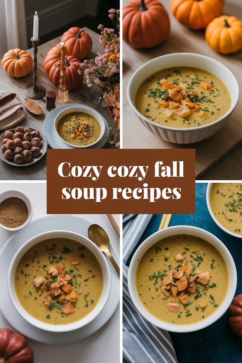 cozy fall soup recipes