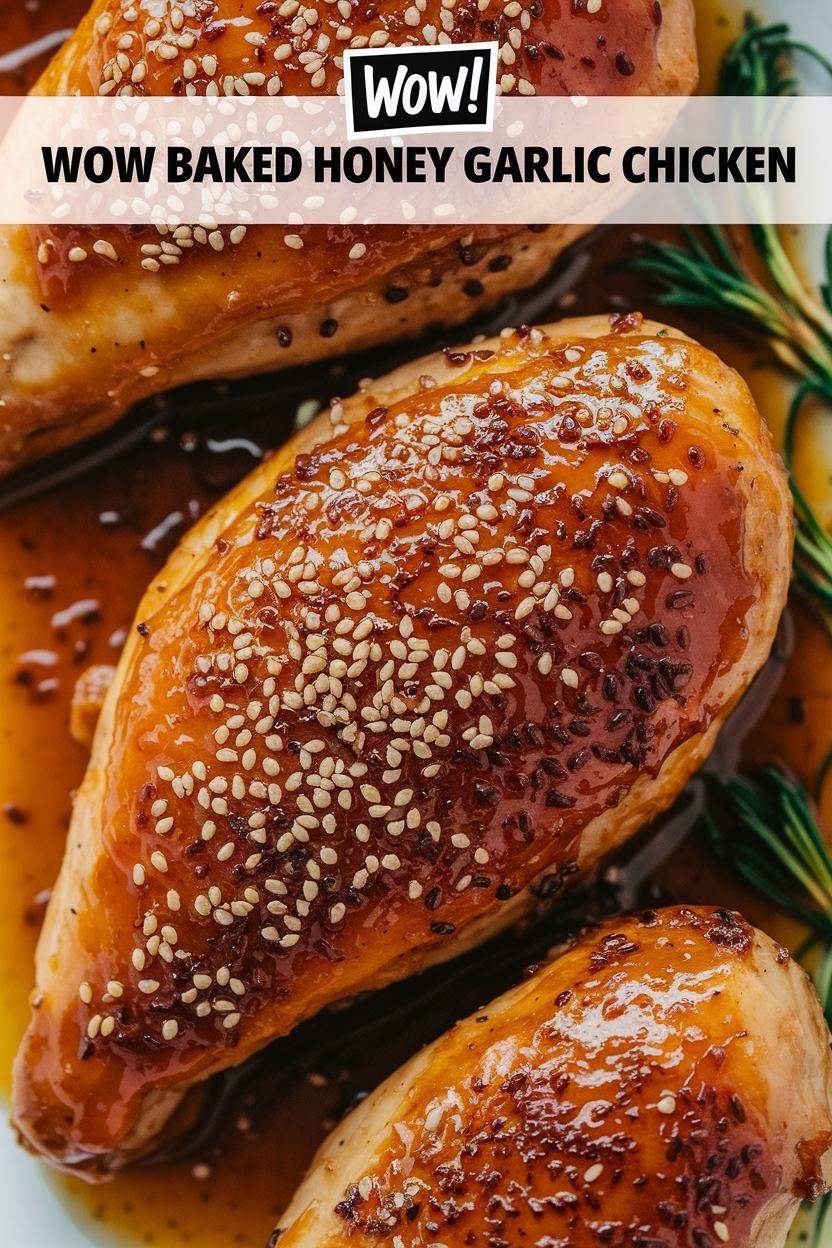 baked honey garlic chicken