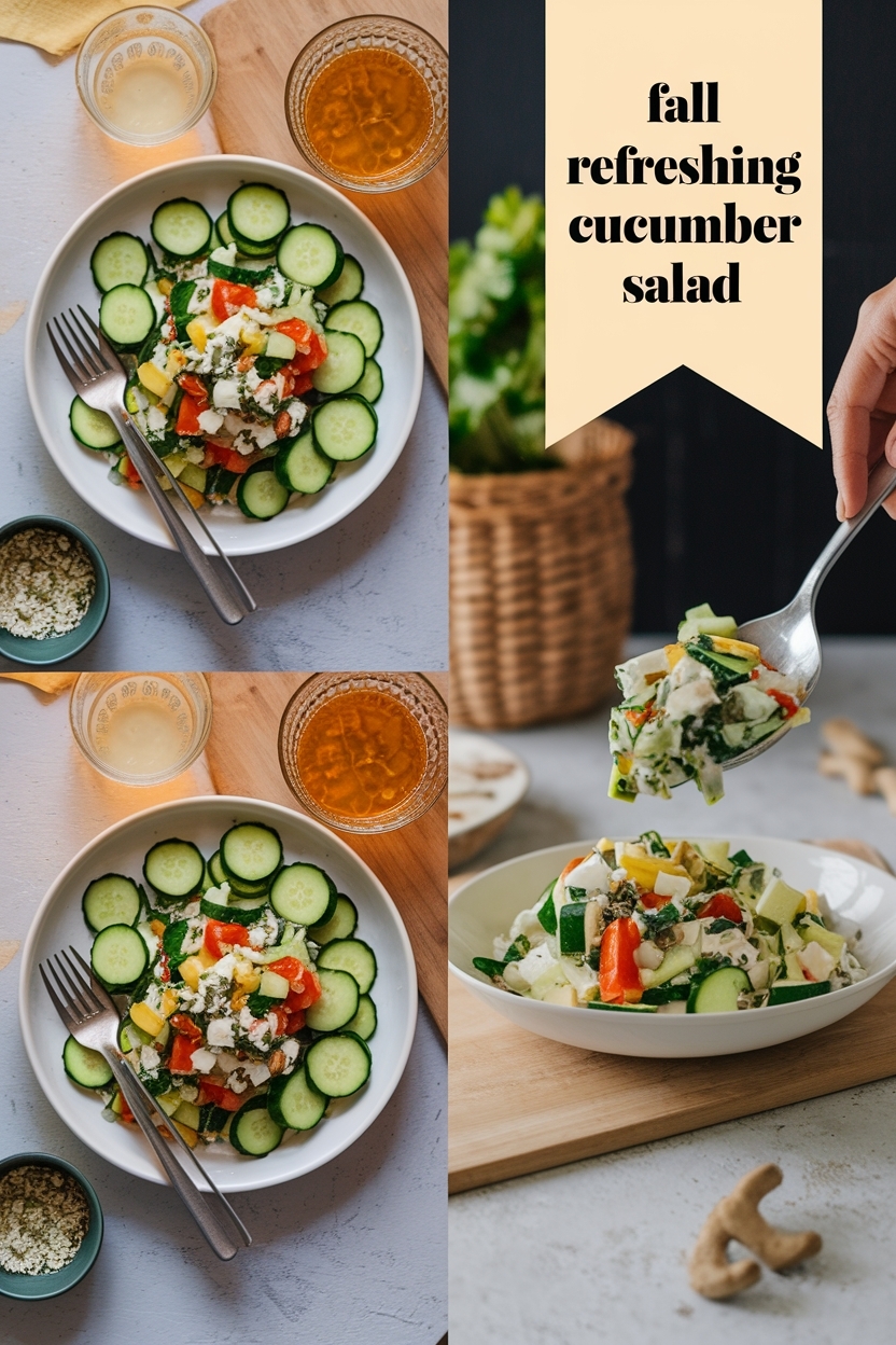 refreshing cucumber salad