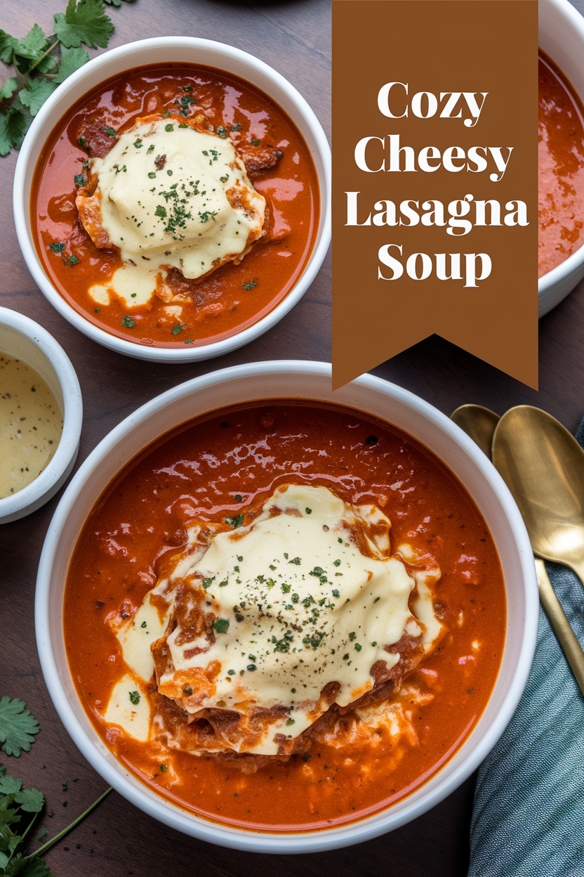 cheesy lasagna soup