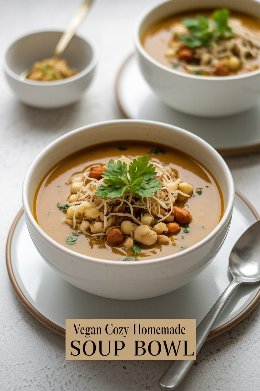 cozy homemade soup bowl - Extra Photo