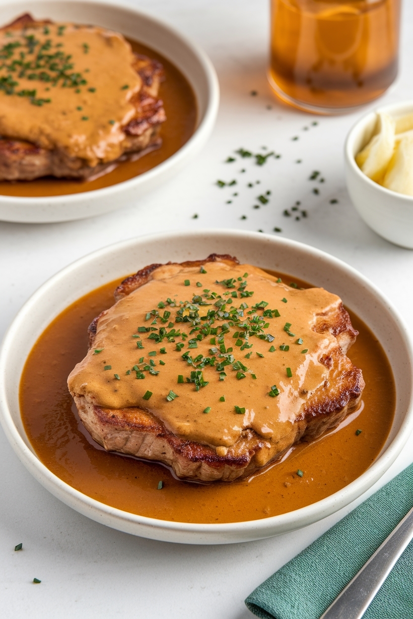 smothered pork chops - Extra Photo