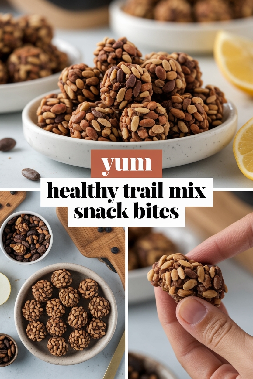 healthy trail mix snack bites