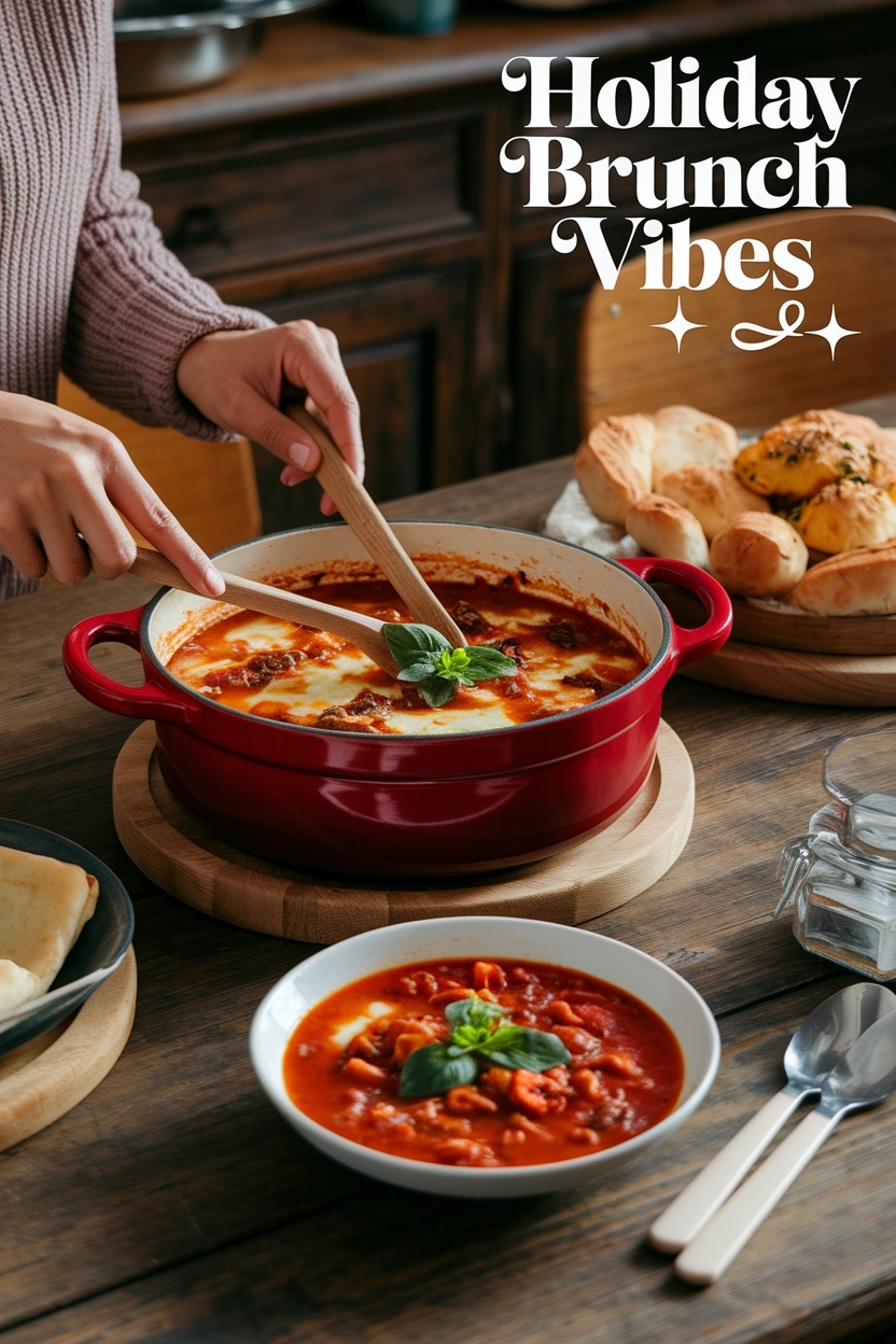 one pot lasagna soup - Extra Photo