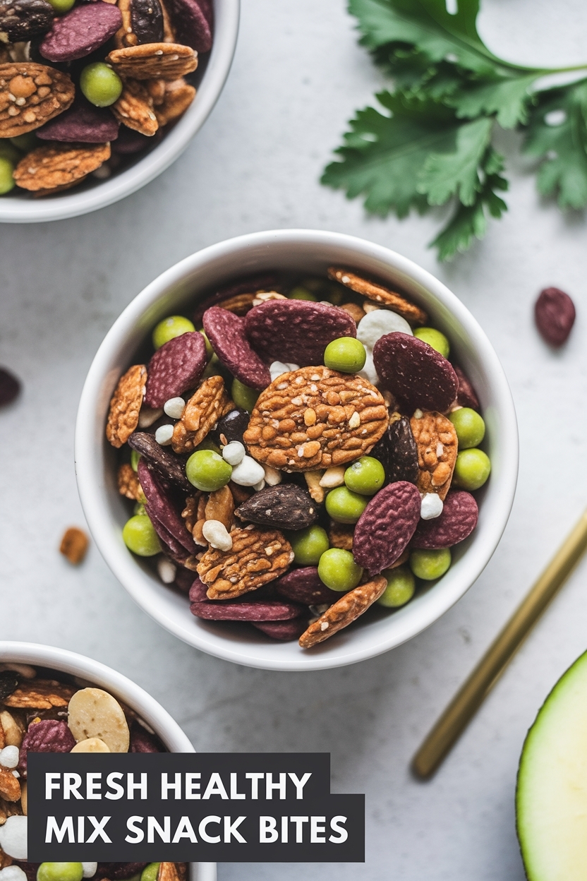 healthy trail mix snack bites - Extra Photo