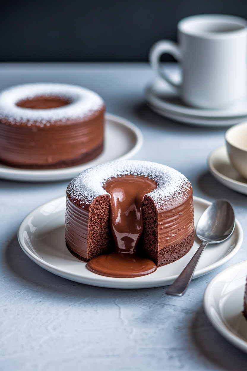 chocolate lava cake - Extra Photo