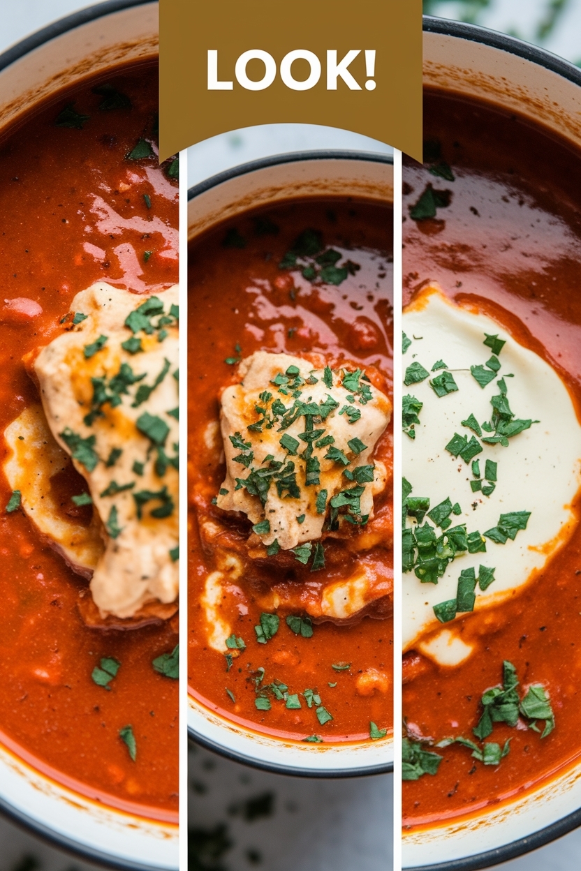 chicken lasagna soup