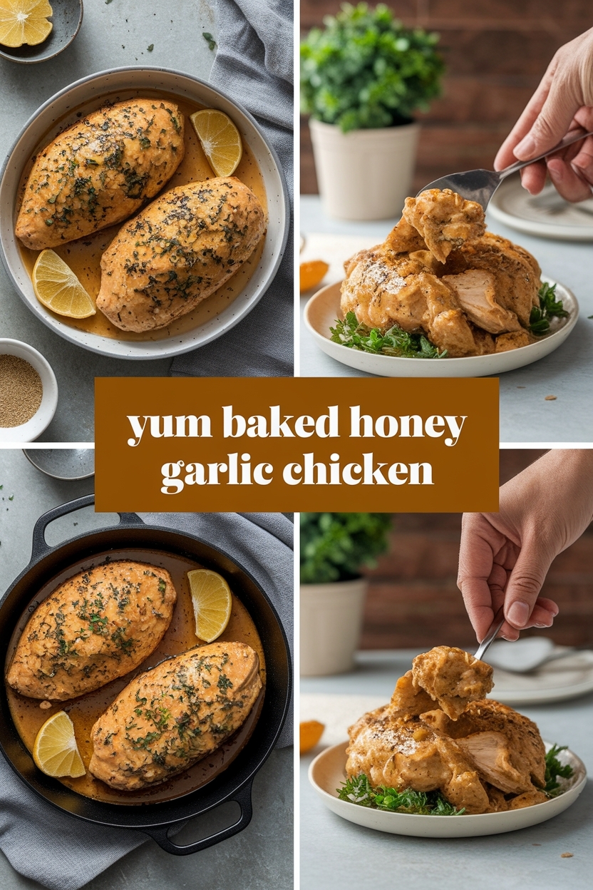 baked honey garlic chicken
