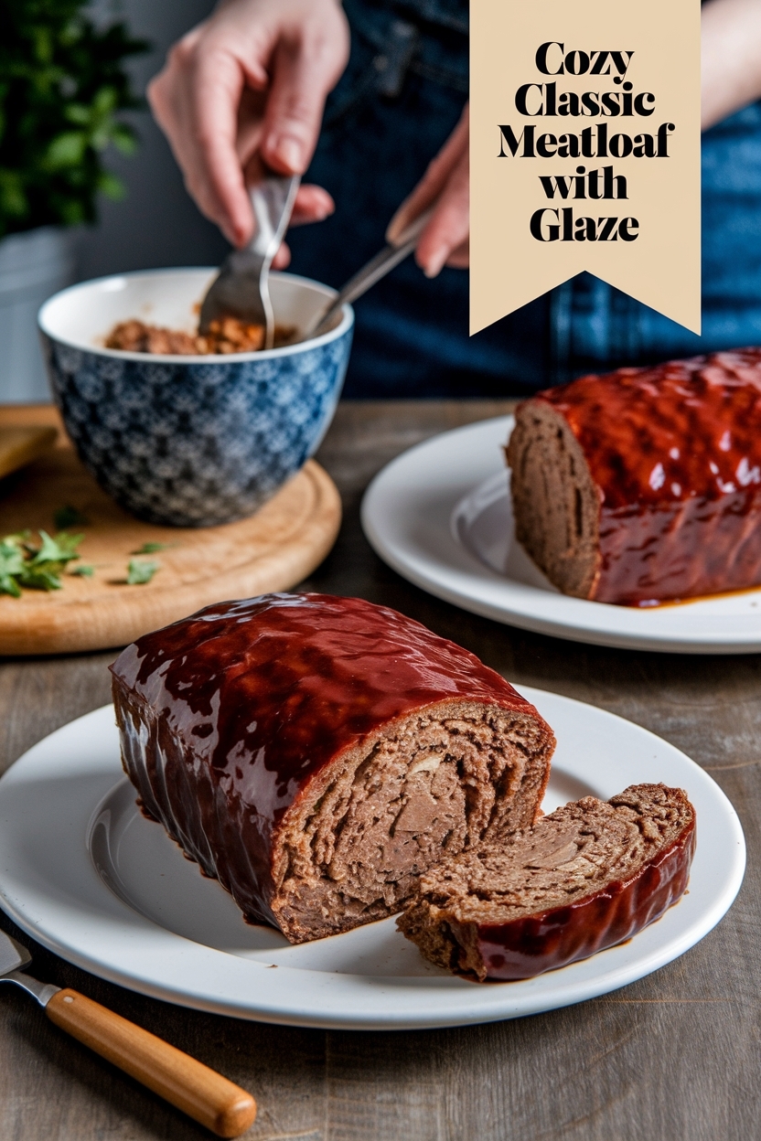 classic meatloaf with glaze