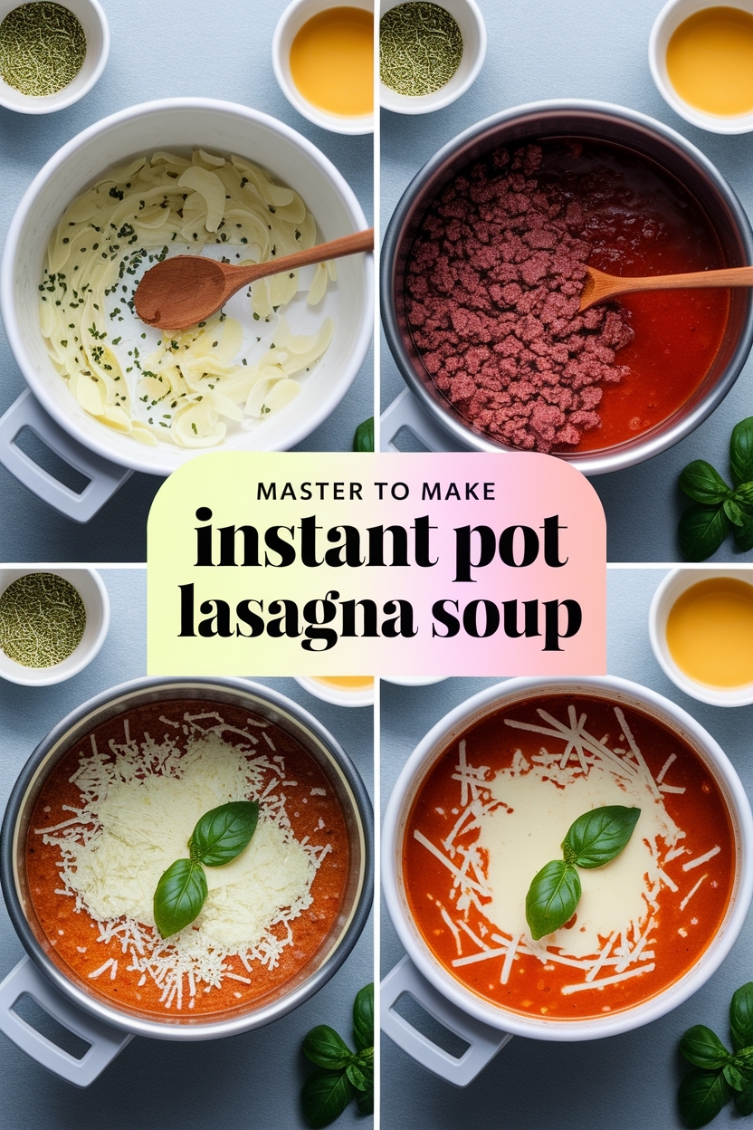 instant pot lasagna soup