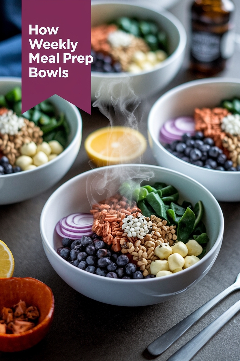 weekly meal prep bowls
