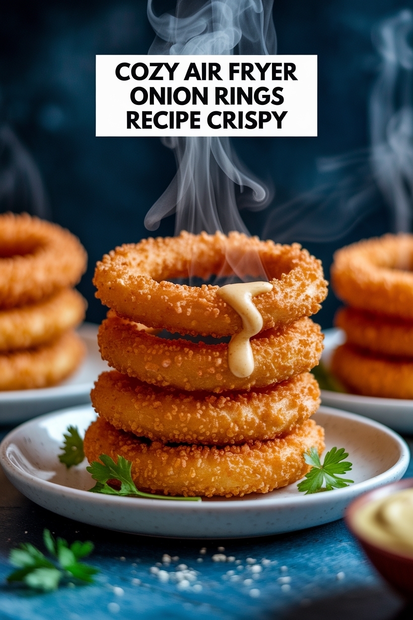 air fryer onion rings recipe crispy