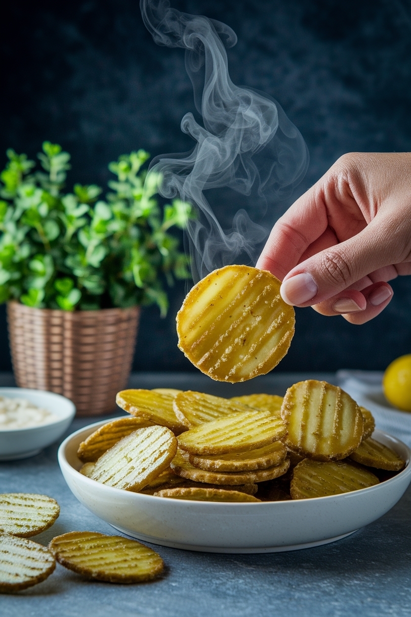 air fryer pickle chips recipe fried