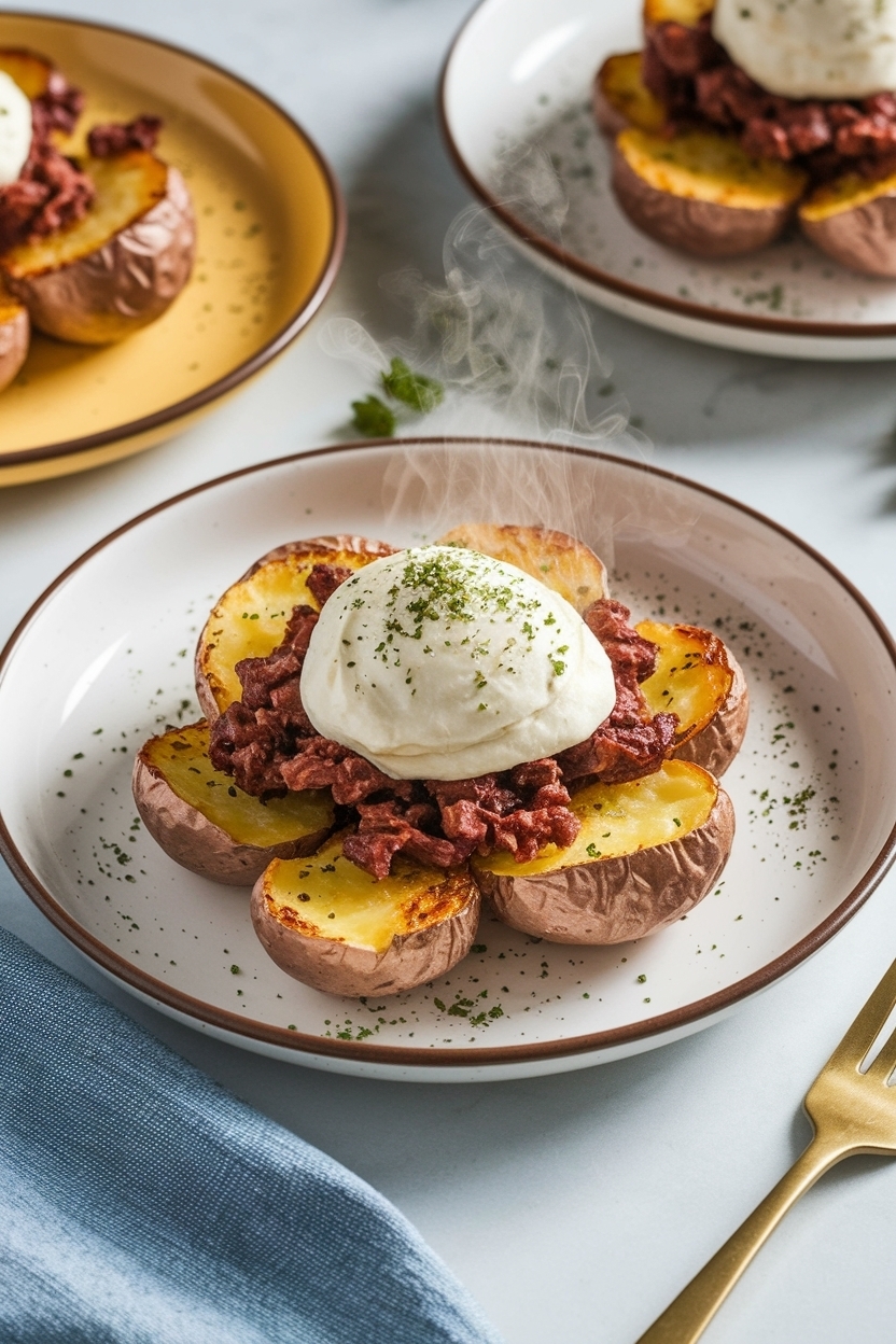 air fryer smashed potatoes recipe crispy