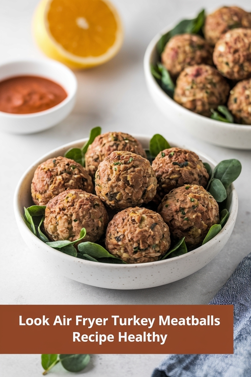 air fryer turkey meatballs recipe healthy