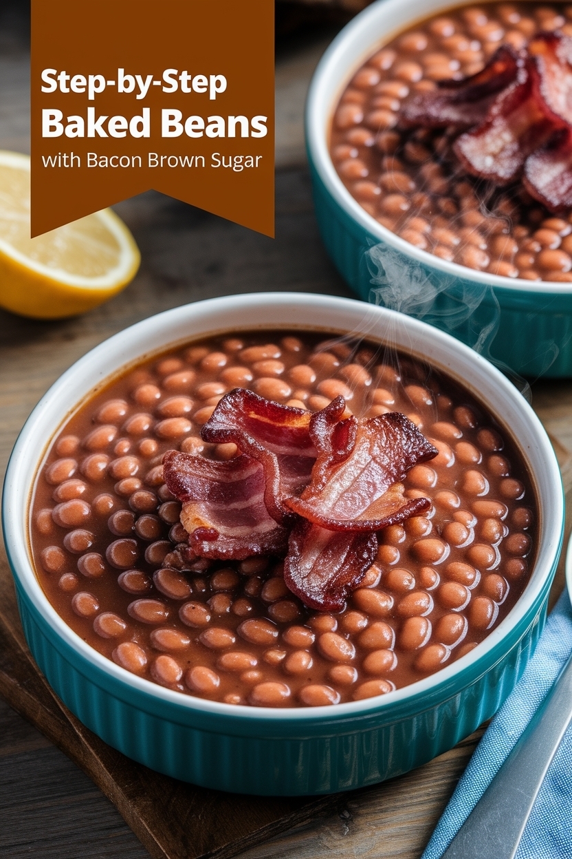 baked beans with bacon brown sugar