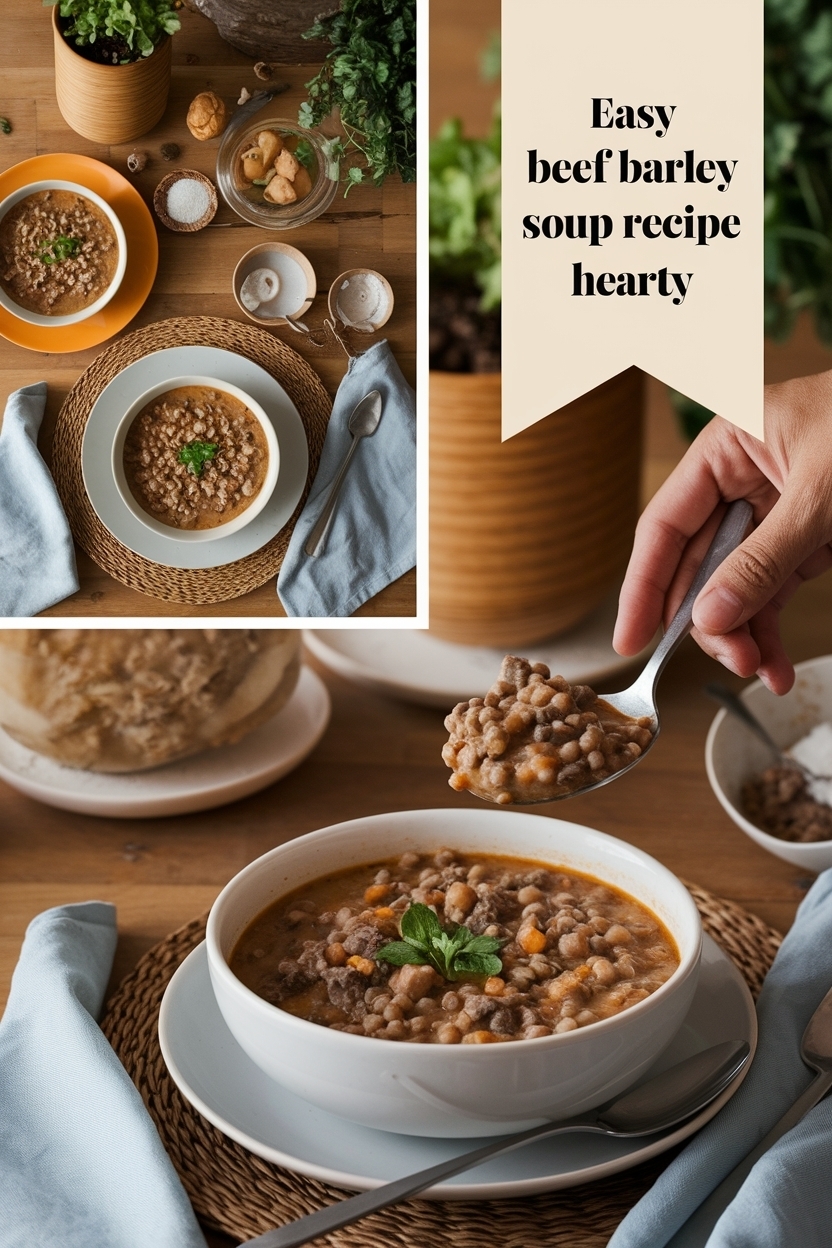 beef barley soup recipe hearty