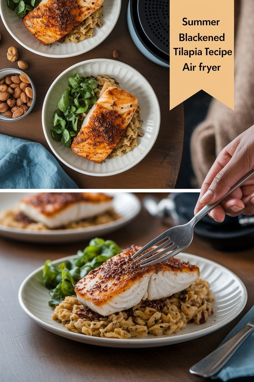 blackened tilapia recipe air fryer