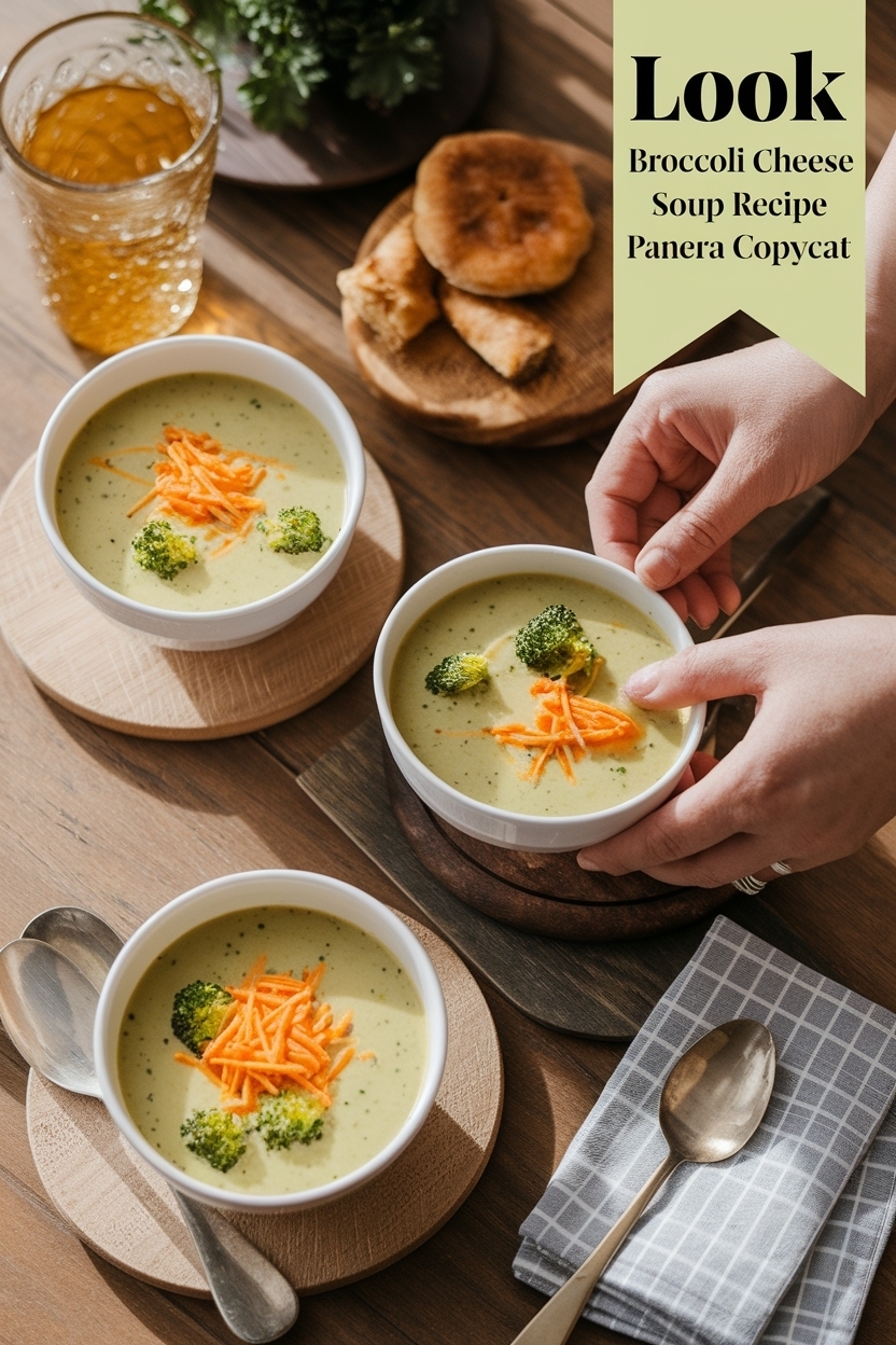 broccoli cheese soup recipe panera copycat