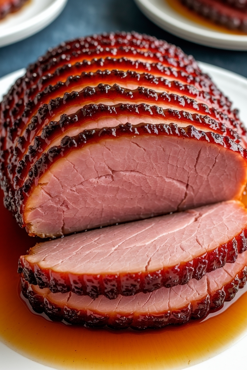 brown sugar dijon ham glaze with maple