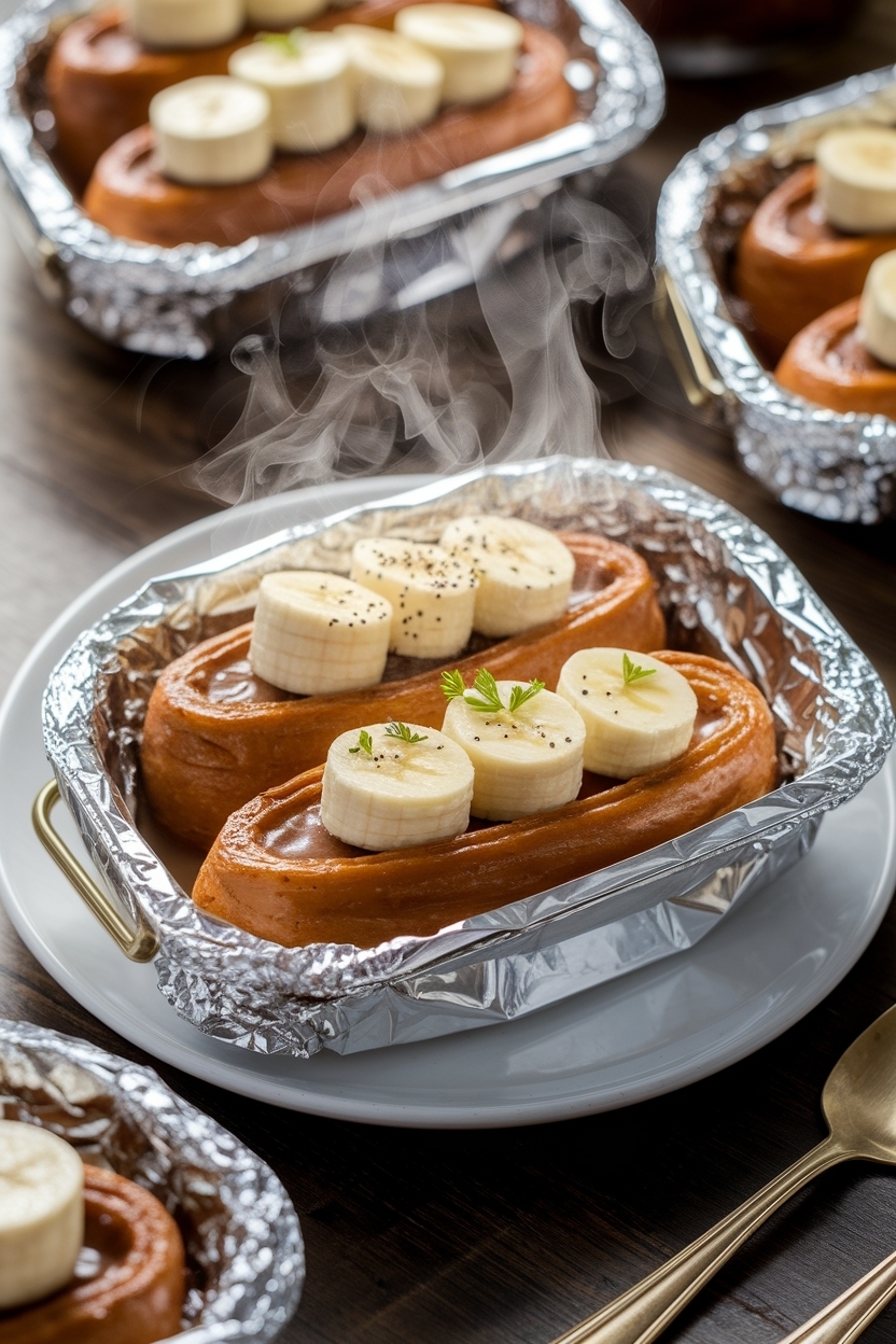 campfire banana boats recipe tin foil
