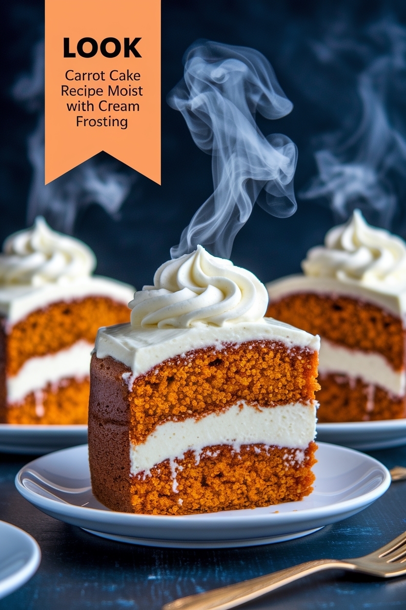 carrot cake recipe moist with cream cheese frosting