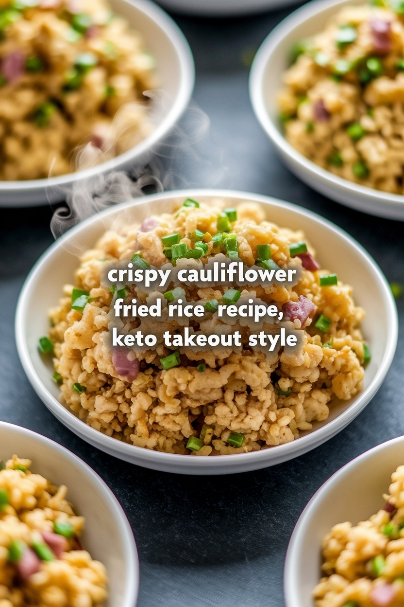 cauliflower fried rice recipe keto takeout style
