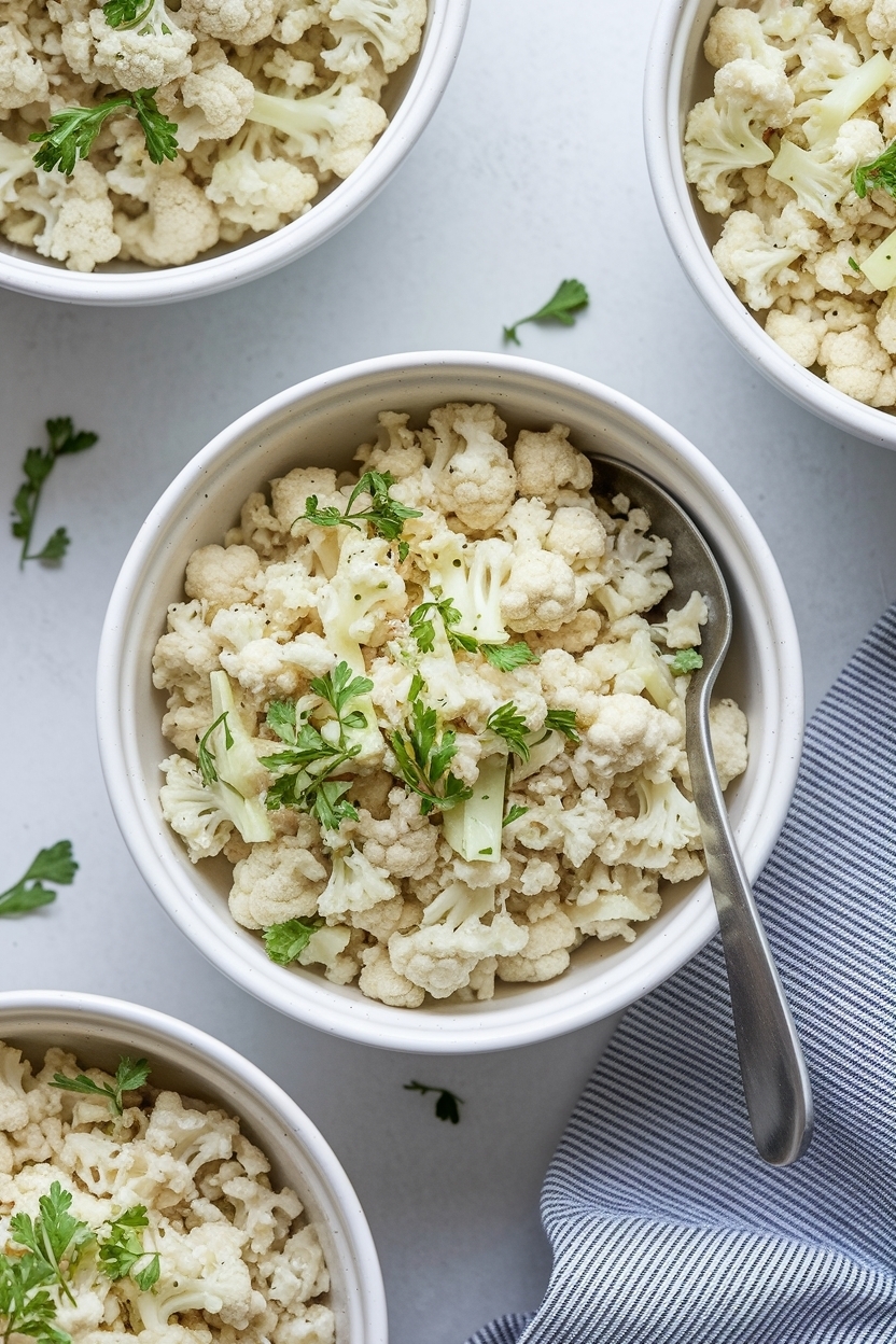 cauliflower rice meal prep recipe low carb